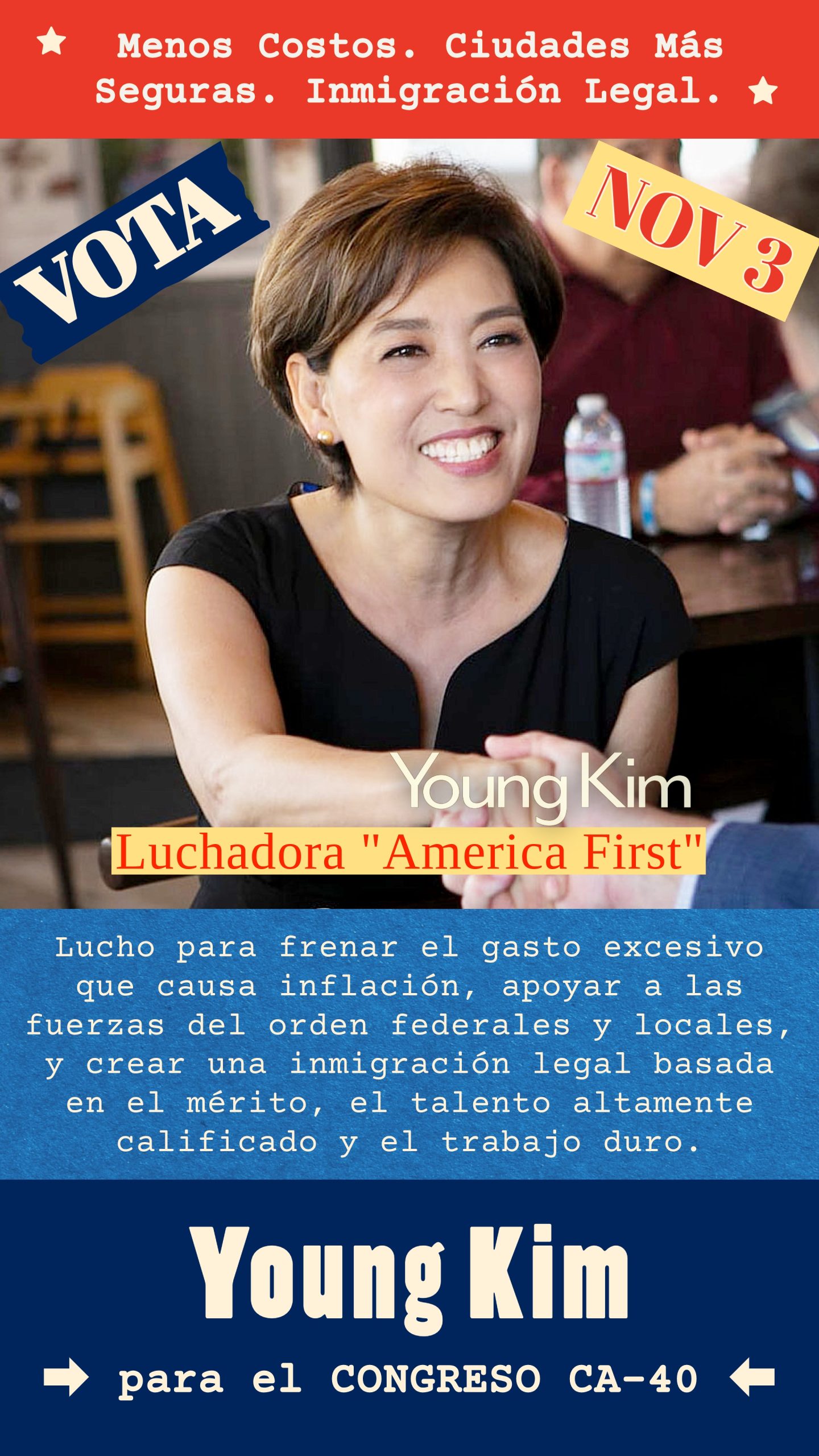 Young Kim IG Esp-5 VOTE Young Kim for Congress CA-40 -U.S. House District 40 - 2026 Election